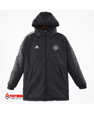 Veste d'entraînement en coton Manchester United Noir et blanc