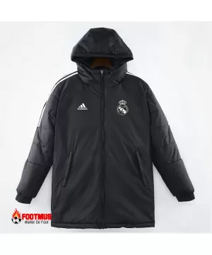 Veste d'hiver en coton Real Madrid Noir