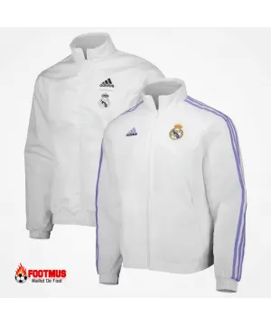 Veste réversible entièrement zippée Anthem de l'équipe sur le terrain du Real Madrid 2022/23